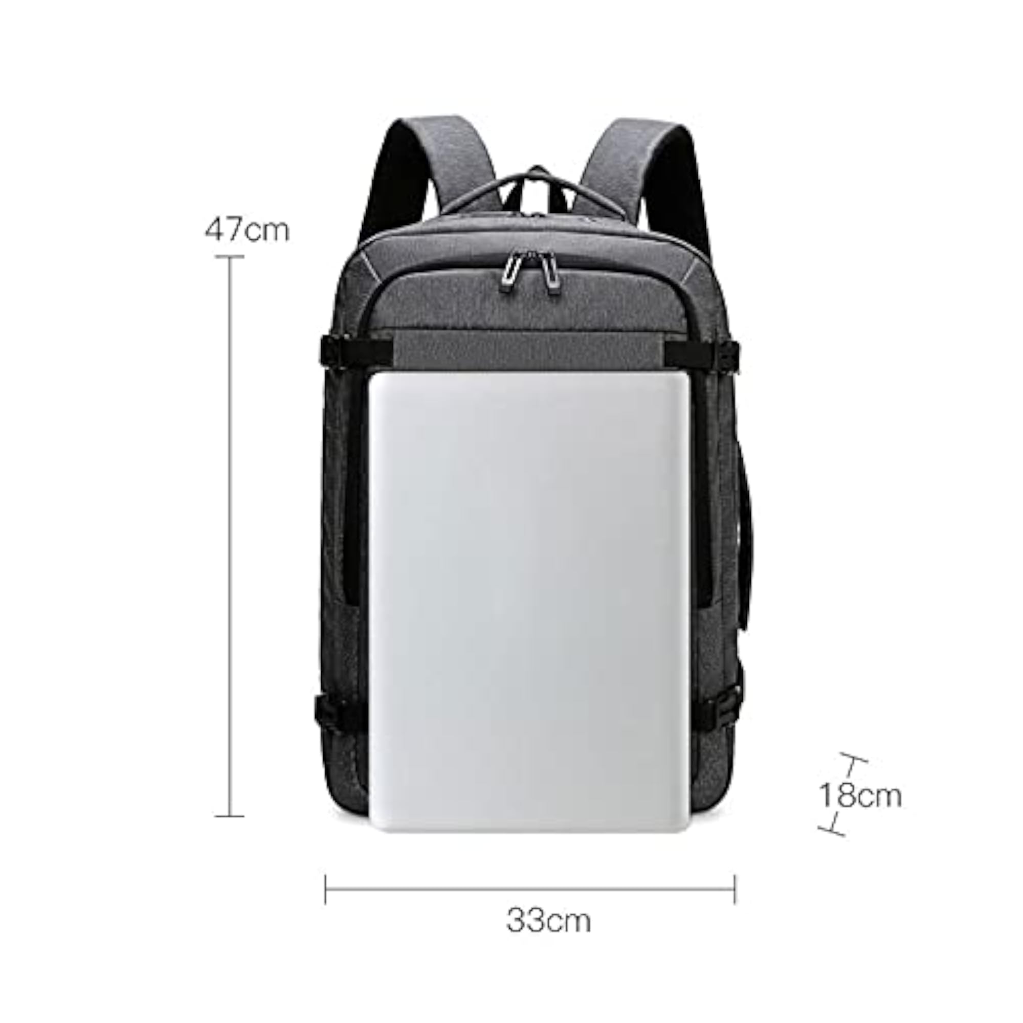 High-End Business Casual USB Charging Backpack for Men